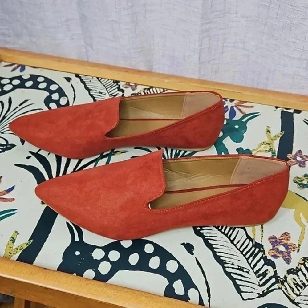 Qupid Terracotta Women's Flats
